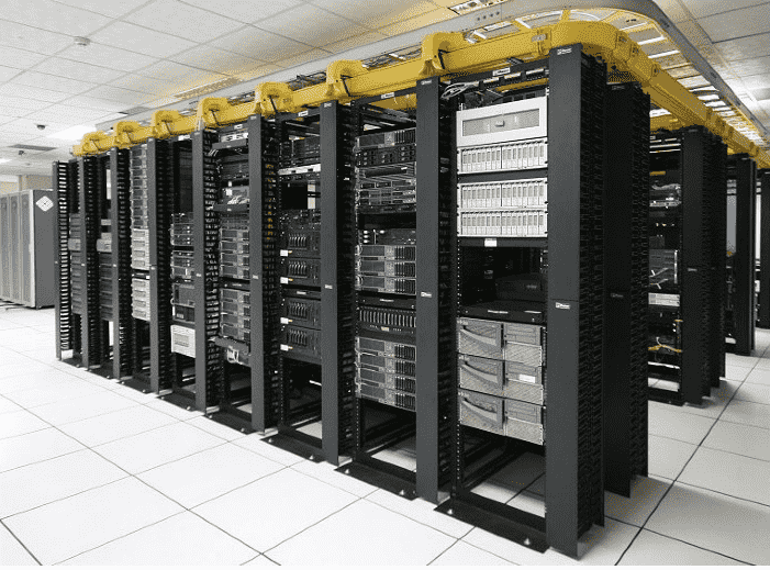 宁夏AI算力集群机房内部